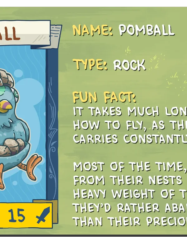 Pomball name and Rock type cropped from the official creature spotlight